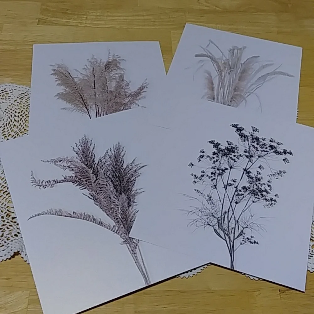 Art Prints Ethereal, wispy floral prints, wall art